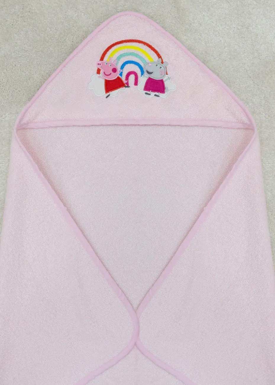 Peppa Pig Pink Lullabies Infant Hooded Towel