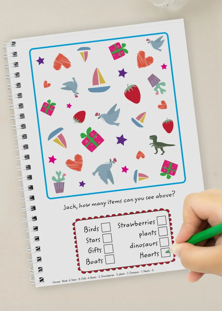 Personalised Memento Company A5 Wedding Activity & Colouring Book Multi