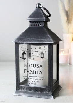 Personalised Memento Company Black Eid & Ramadan Black Lantern