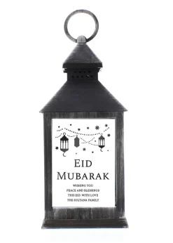 Personalised Memento Company Black Eid & Ramadan Black Lantern