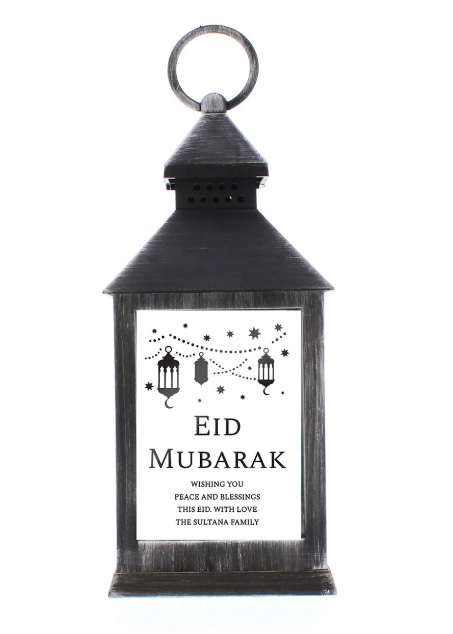 Personalised Memento Company Black Eid & Ramadan Black Lantern