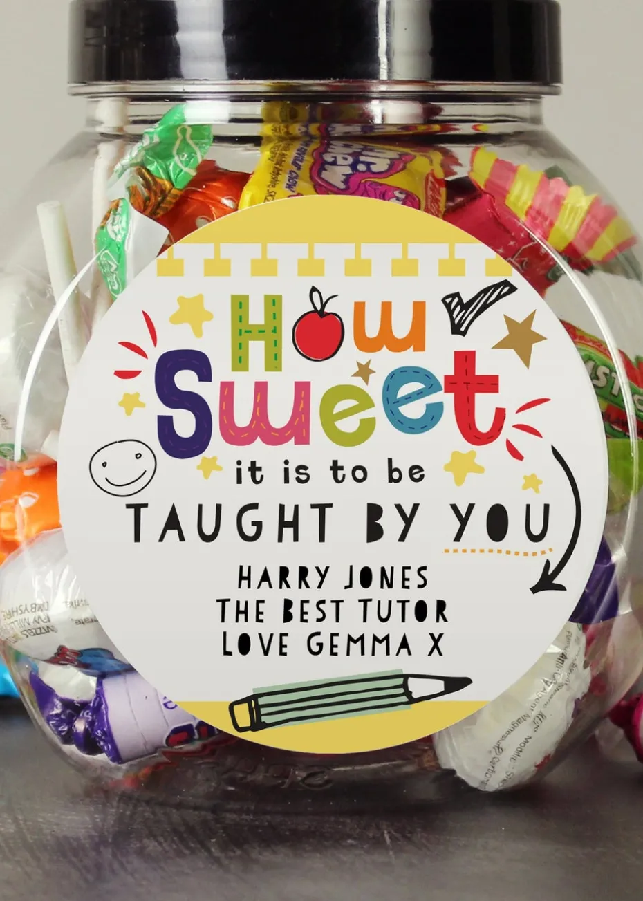 Personalised Memento Company Beige Trick or Treat LED Candle