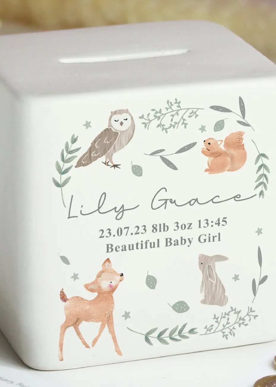 Personalised Memento Company Wood Double Heart Ornament