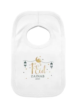 Personalised Memento Company White 1st Eid Bib