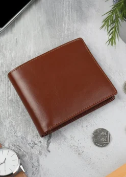 Personalised Memento Company Tan Leather Wallet