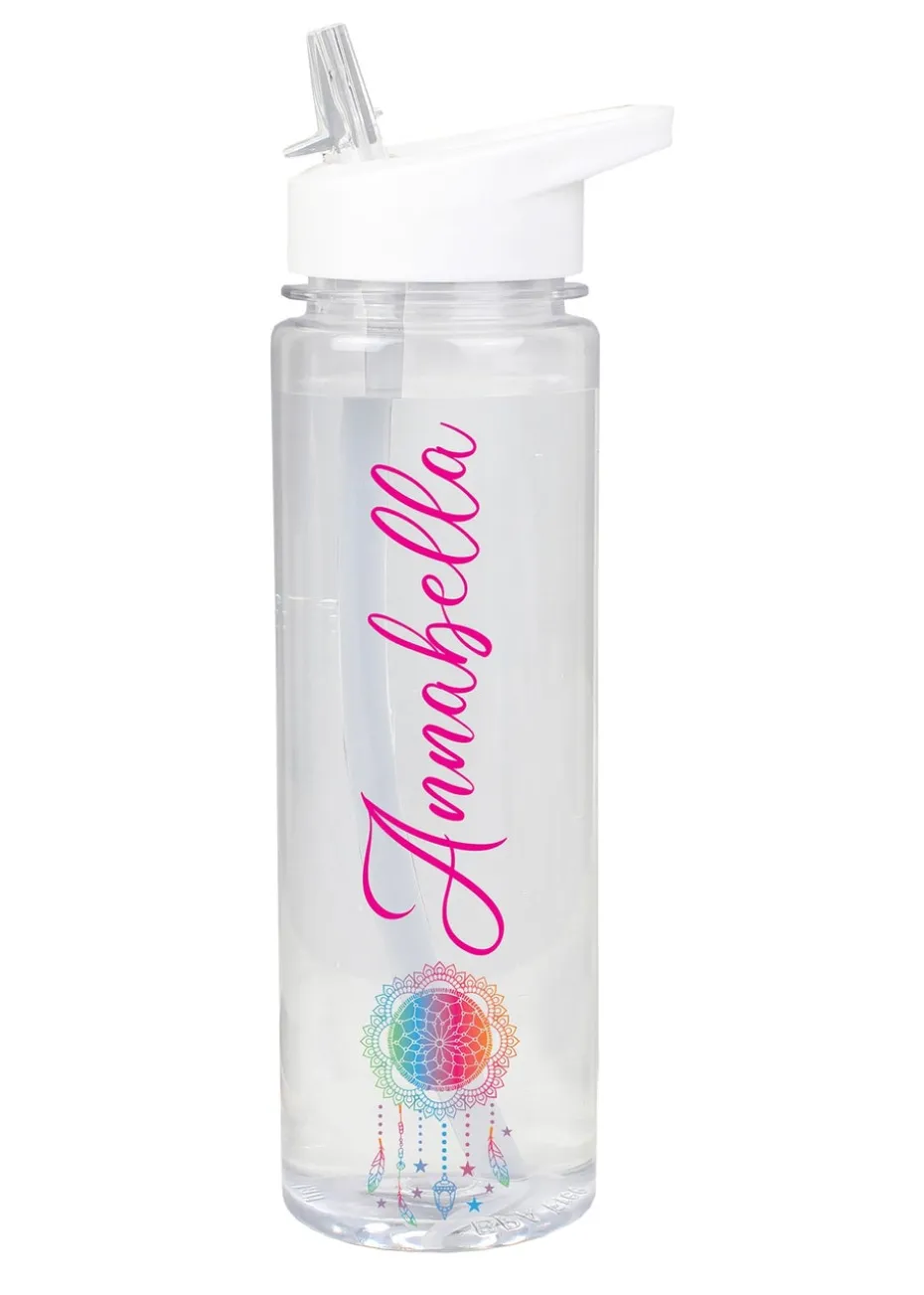 Personalised Memento Company Clear Dream Catcher Water Bottle