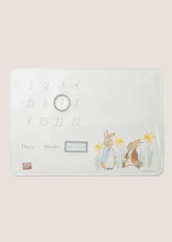 Peter Rabbit Baby Cream Milestone 3 Piece Blanket Set