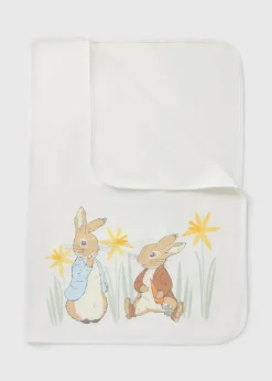 Peter Rabbit Baby Cream Milestone 3 Piece Blanket Set