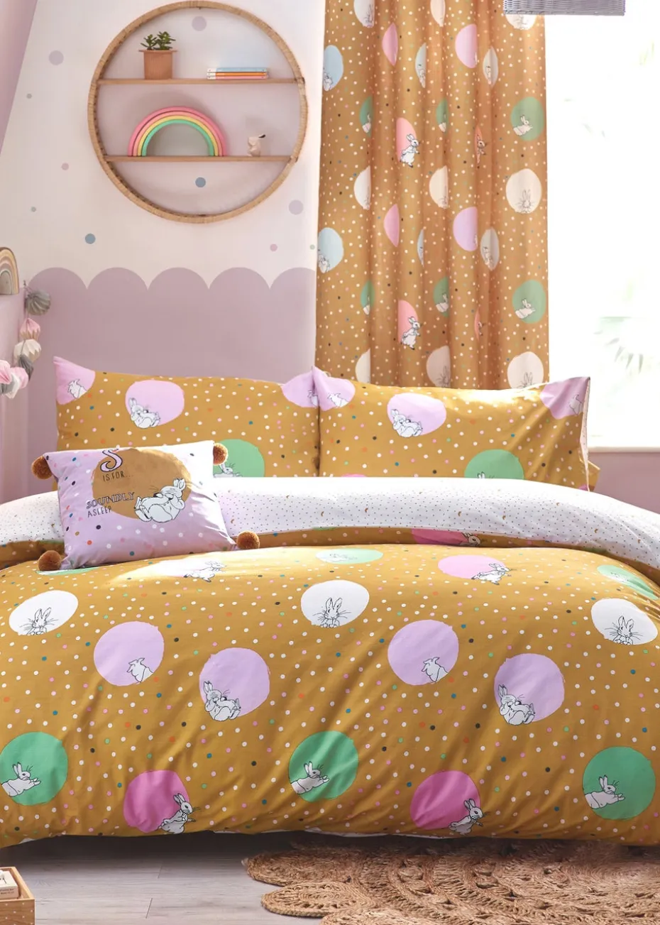 Peter Rabbit™ Dotty Spotted Duvet Cover Set Ochre