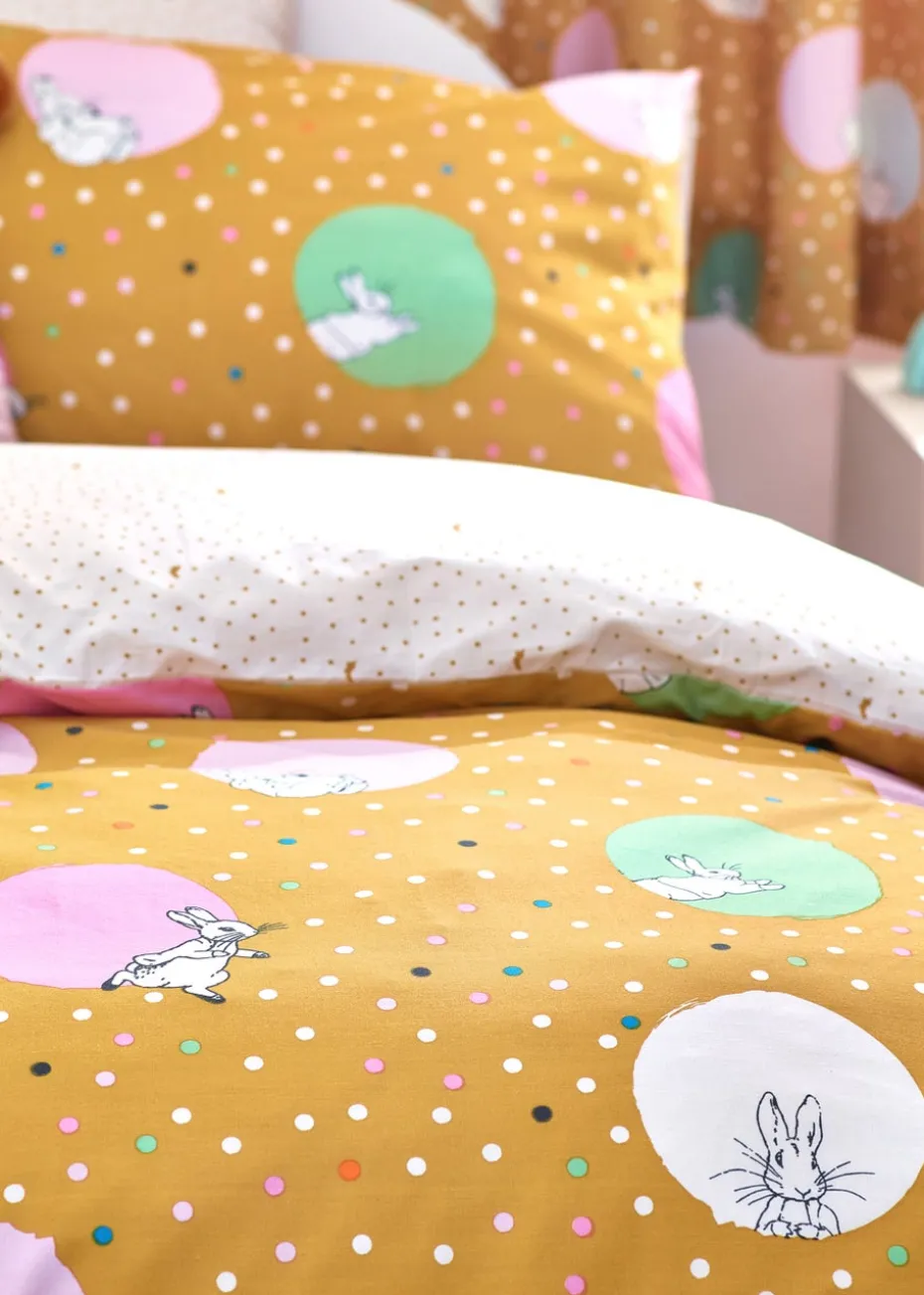 Peter Rabbit™ Dotty Spotted Duvet Cover Set Ochre