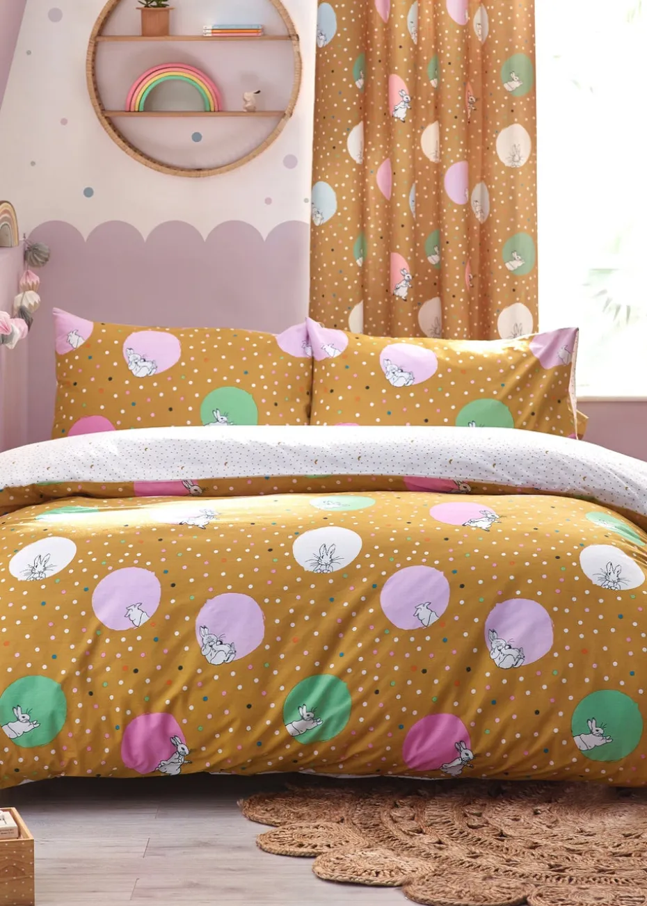 Peter Rabbit™ Dotty Spotted Duvet Cover Set Ochre