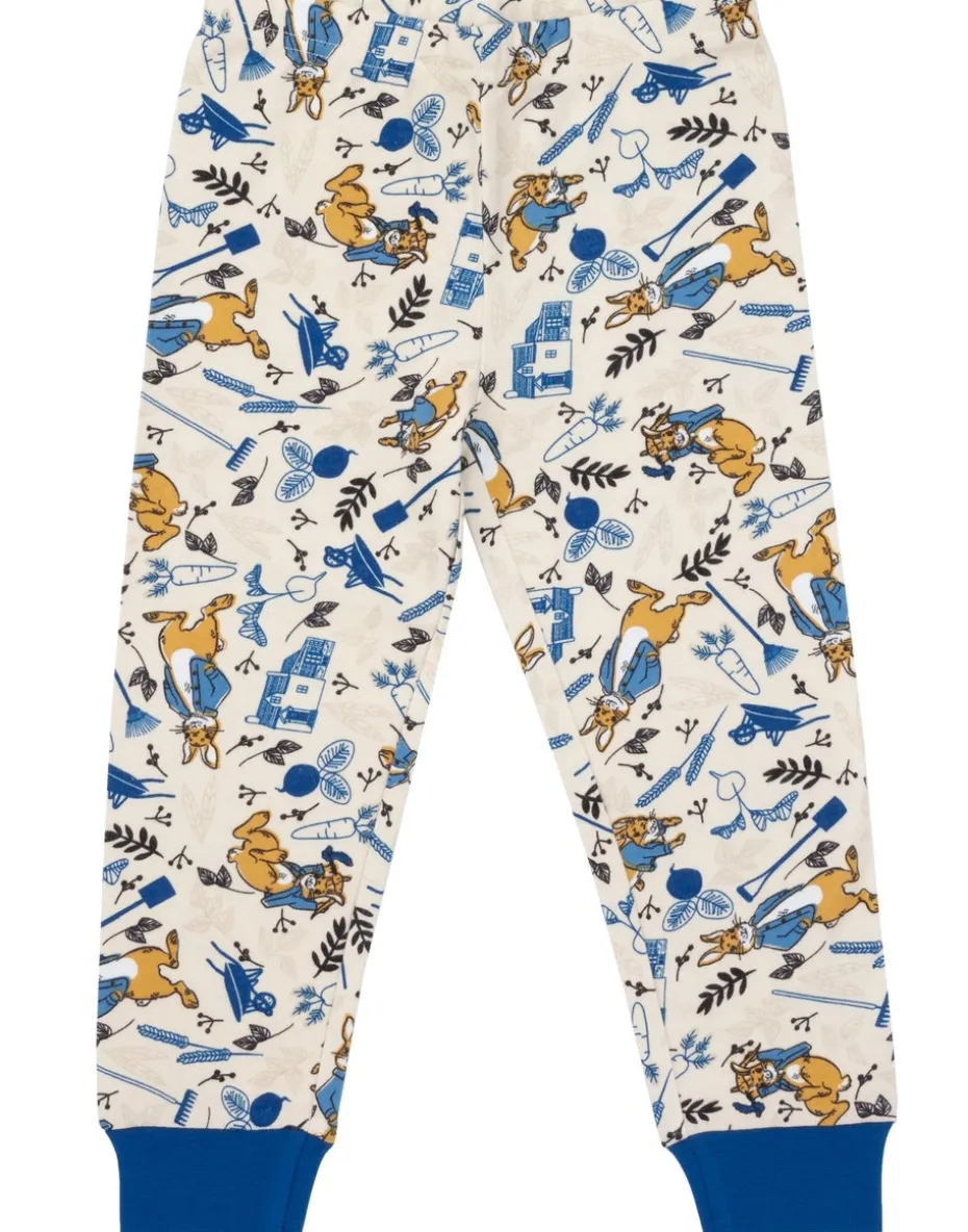 Peter Rabbit Kids Blue Long Sleeve Long Leg Pyjamas (12 Months - 5 Years)