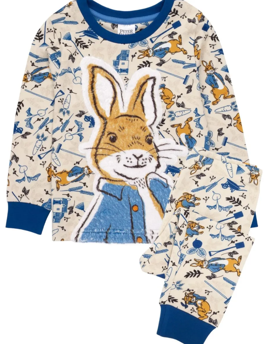 Peter Rabbit Kids Blue Long Sleeve Long Leg Pyjamas (12 Months - 5 Years)