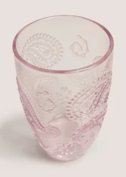 Pink Artisan Embossed Tumbler