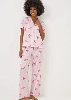 Pink Bow Pyjama Set