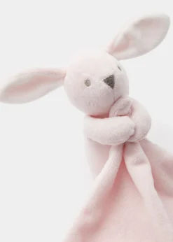 Pink Bunny Baby Comforter