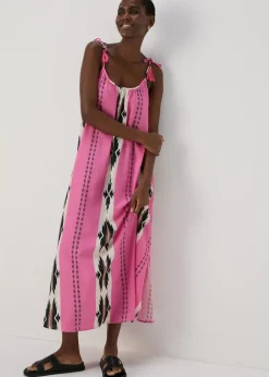Pink Cami Maxi Dress