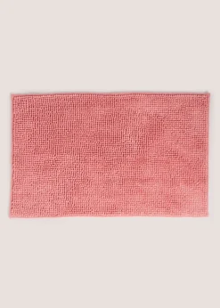 Pink Chenille Bath Mat