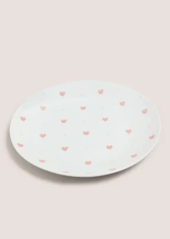 Pink Heart Side Plate
