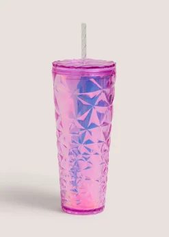Pink Iridescent Cup