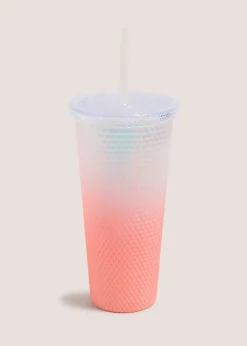 Pink Ombre Studded Tumbler