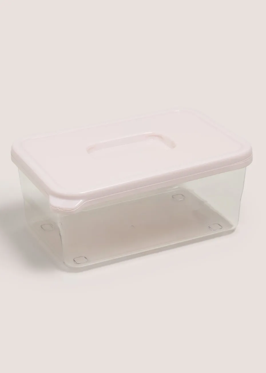 Pink Plastic Lunch Box