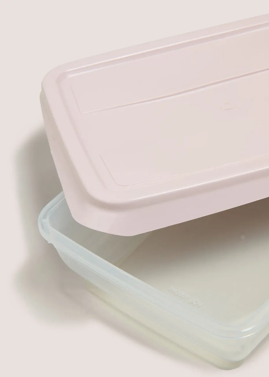 Pink Plastic Lunch Box