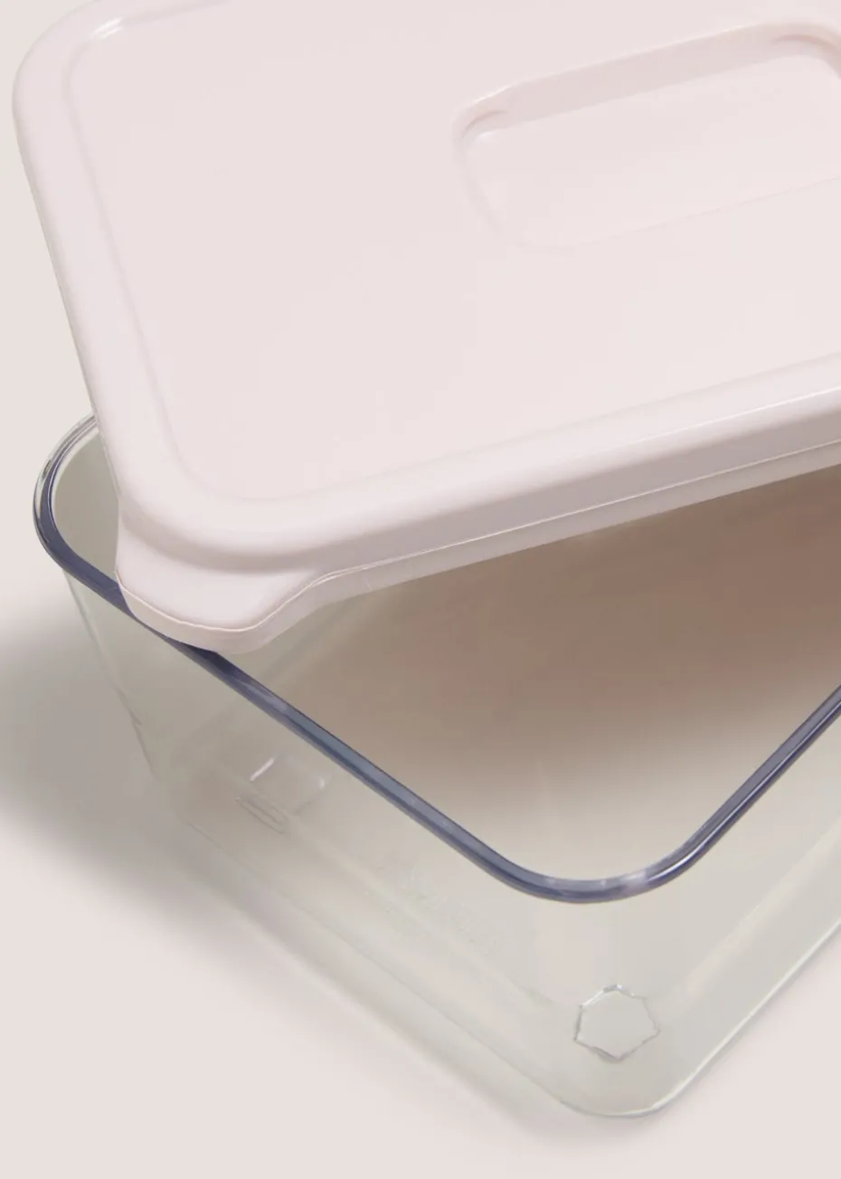 Pink Plastic Lunch Box