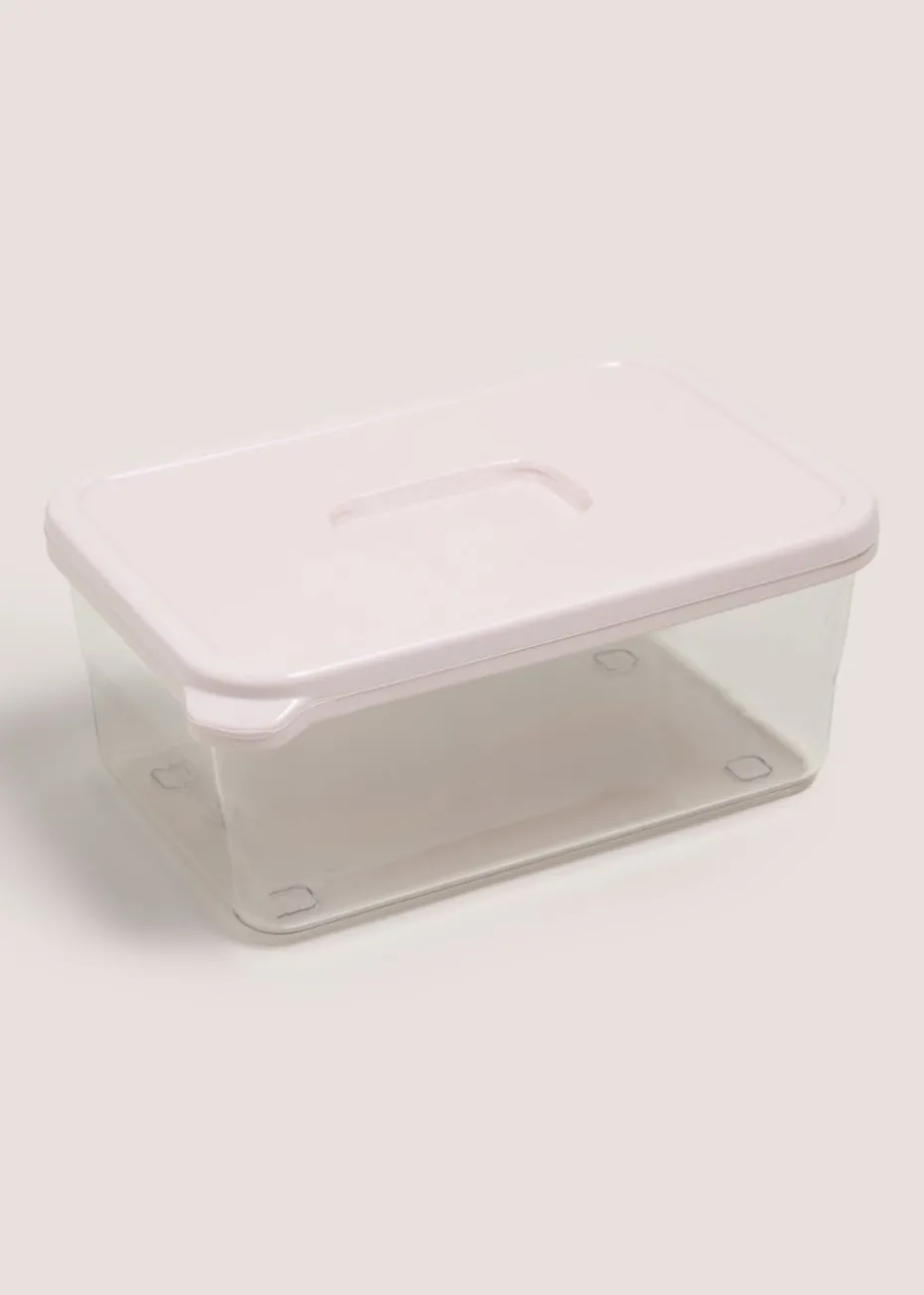 Pink Plastic Lunch Box