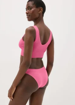 Pink Seamless Brazilian Knickers