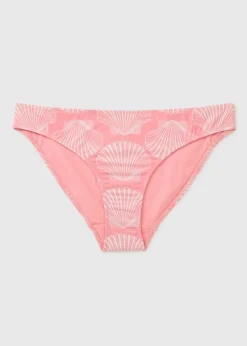 Pink Shell Bikini Bottoms