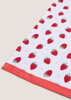 Pink Strawberry Oven Gloves