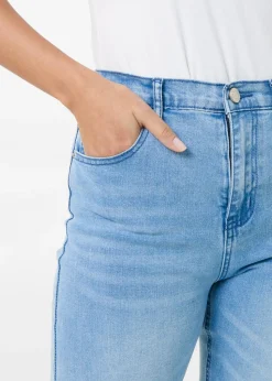 Pink Vanilla Denim Washed Relaxed Fit High Waist Jeans