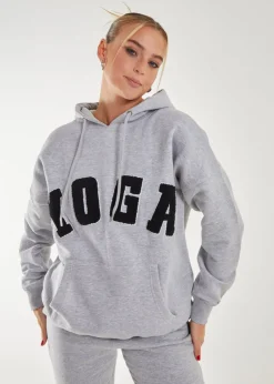 Pink Vanilla Grey Yoga Sports Hoodie