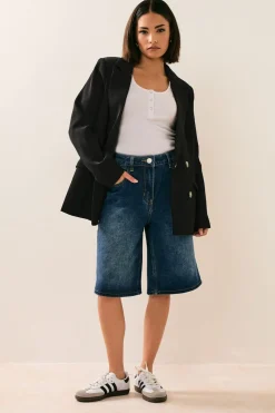 Pixiegirl Petite Black Tailored Double Breasted Blazer