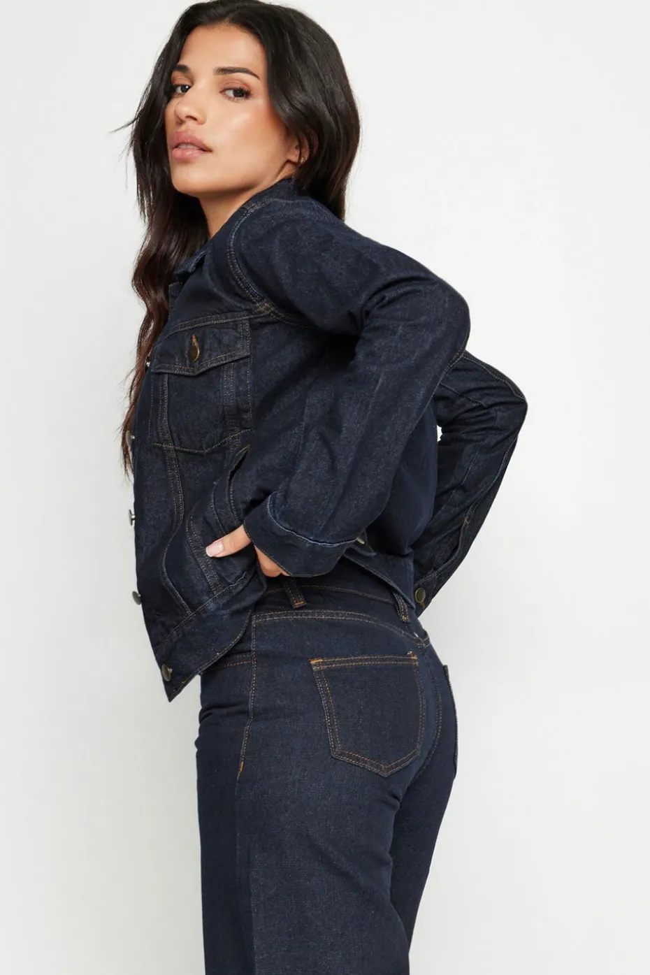 Pixiegirl Petite Indigo Blue Denim Jacket