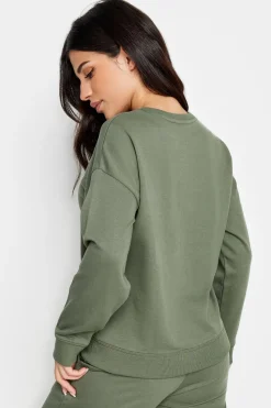 Pixiegirl Petite Sage Green Crew Neck Sweatshirt