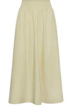 Pixiegirl Petite Stone Brown Poplin Maxi Skirt