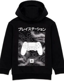 Playstation Black Controller Kids Hoodie (5-14 years)