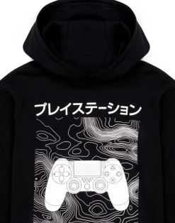 Playstation Black Controller Kids Hoodie (5-14 years)