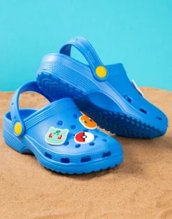 Pokemon Kids Blue Clogs (Younger 10-3 Older)