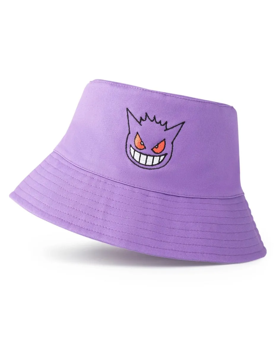 Pokemon Purple Gengar Character Bucket Hat