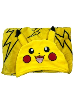 Pokemon Yellow 3D Hooded Wearable Throw