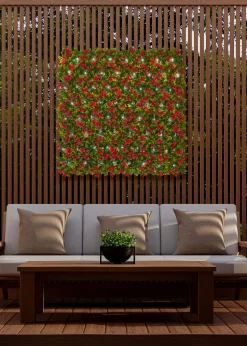 Premier Decorations 64 Cool White Solar Powered LED Net Lights