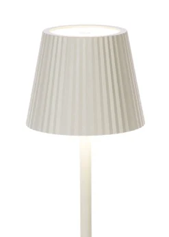 Premier Decorations 56 LED Aluminium USB Rechargeable Touch Activated Table Lamp Sage Green