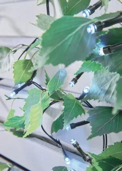 Premier Decorations 1000 LED Cool White Solar String Lights