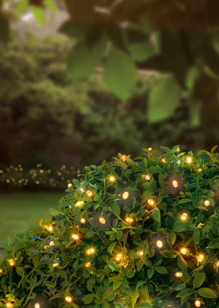 Premier Decorations 200 LED Warm White Battery Operated String Lights