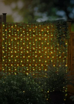 Premier Decorations 209 Solar Powered LED Ivy Curtain Light