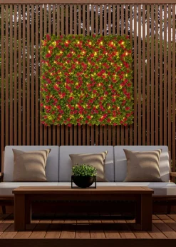 Premier Decorations 64 Warm White Battery Operated Net Lights