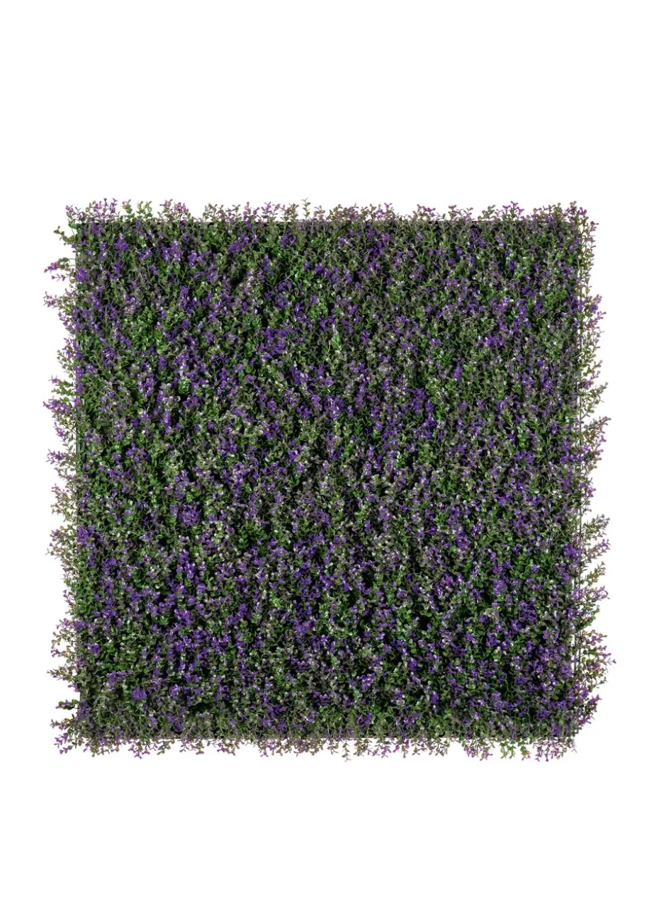 Premier Decorations Lavender Artificial Living Wall Panel (100cm x 100cm)